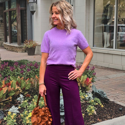 How to Wear Purple This Fall
