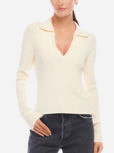 luxurious cashmere blend v-neck sweater