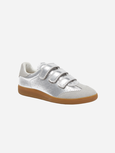 women's silver retro trendy sneaker 